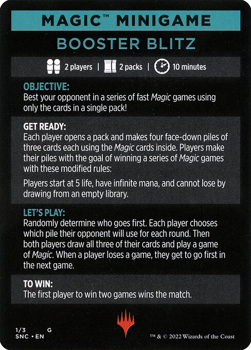 Booster Blitz
