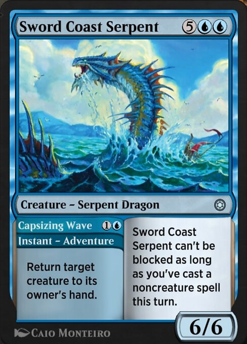 Sword Coast Serpent // Capsizing Wave