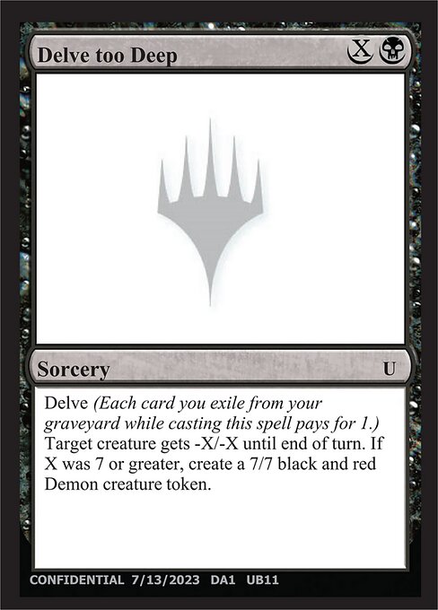 Delve too Deep